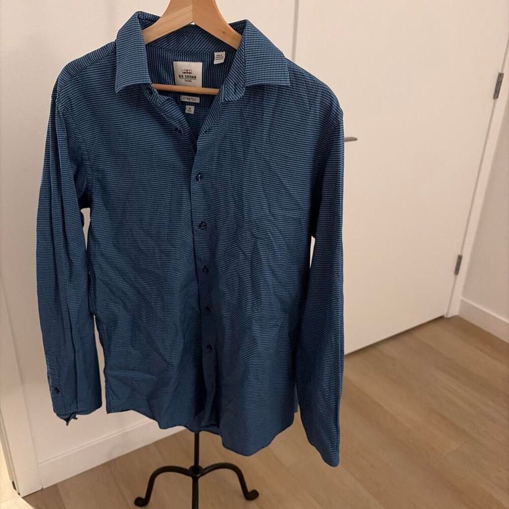 Ben Sherman Tailoring Men's Size 16 Tailored Skinny Fit Blue